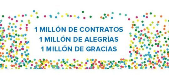 Celebramos un millón de Alegrías contigo: ¡GRACIAS!
