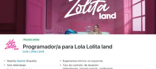 Lolila Land Oferta InfoJobs