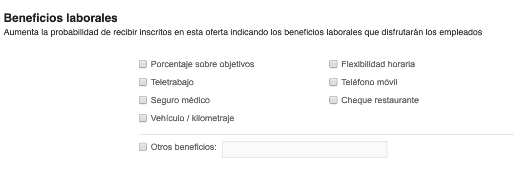 Consejos para escribir oferta de trabajo atractiva beneficios sociales