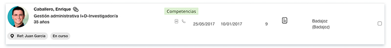 etiqueta test competencia