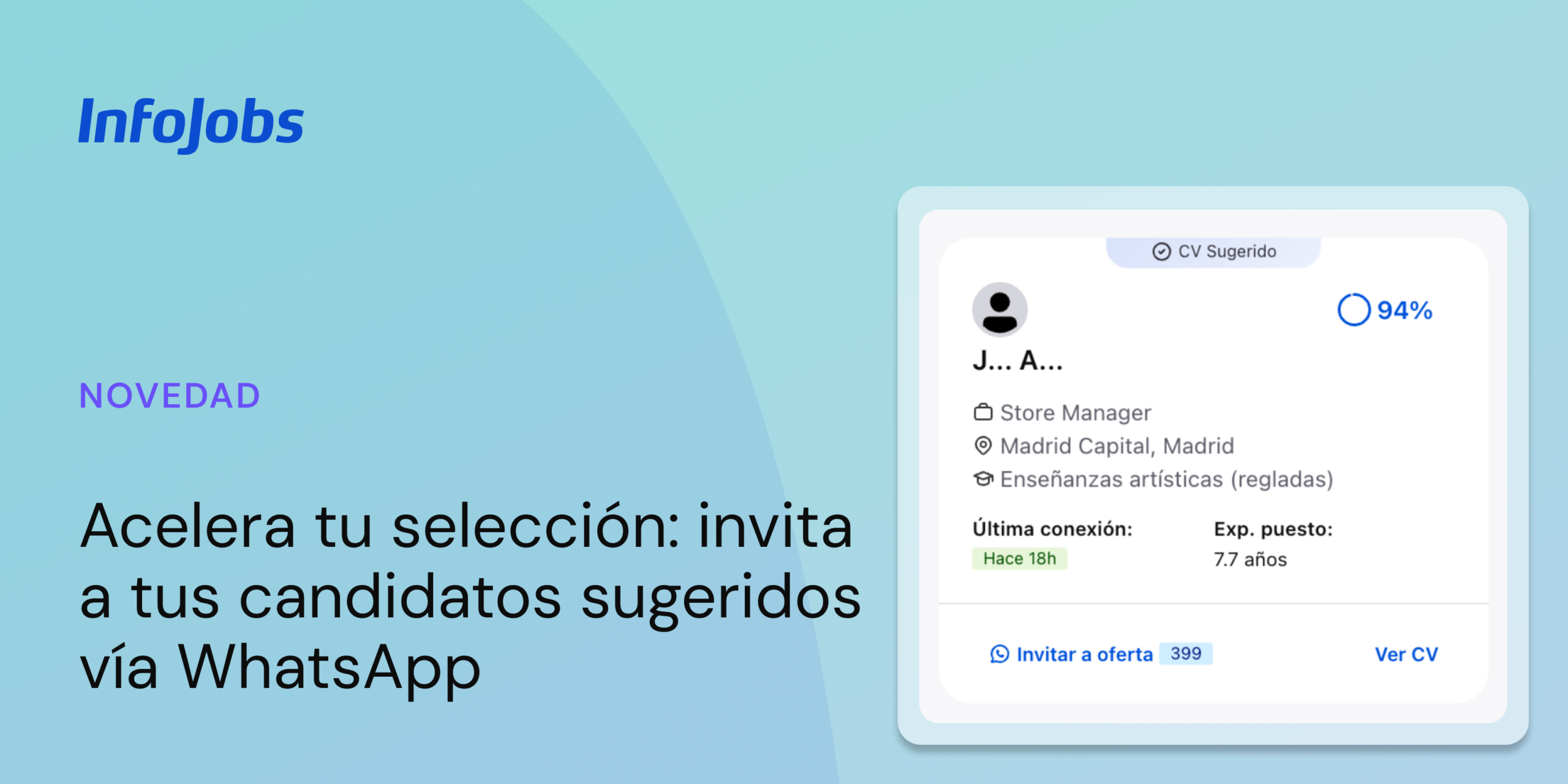 InfoJobs Whatsapp